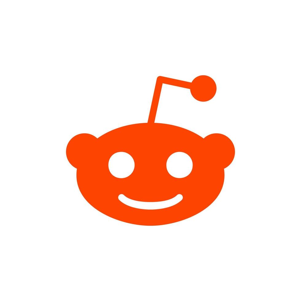 Reddit-Logo, Reddit-Symbol, Reddit-Symbol freier Vektor