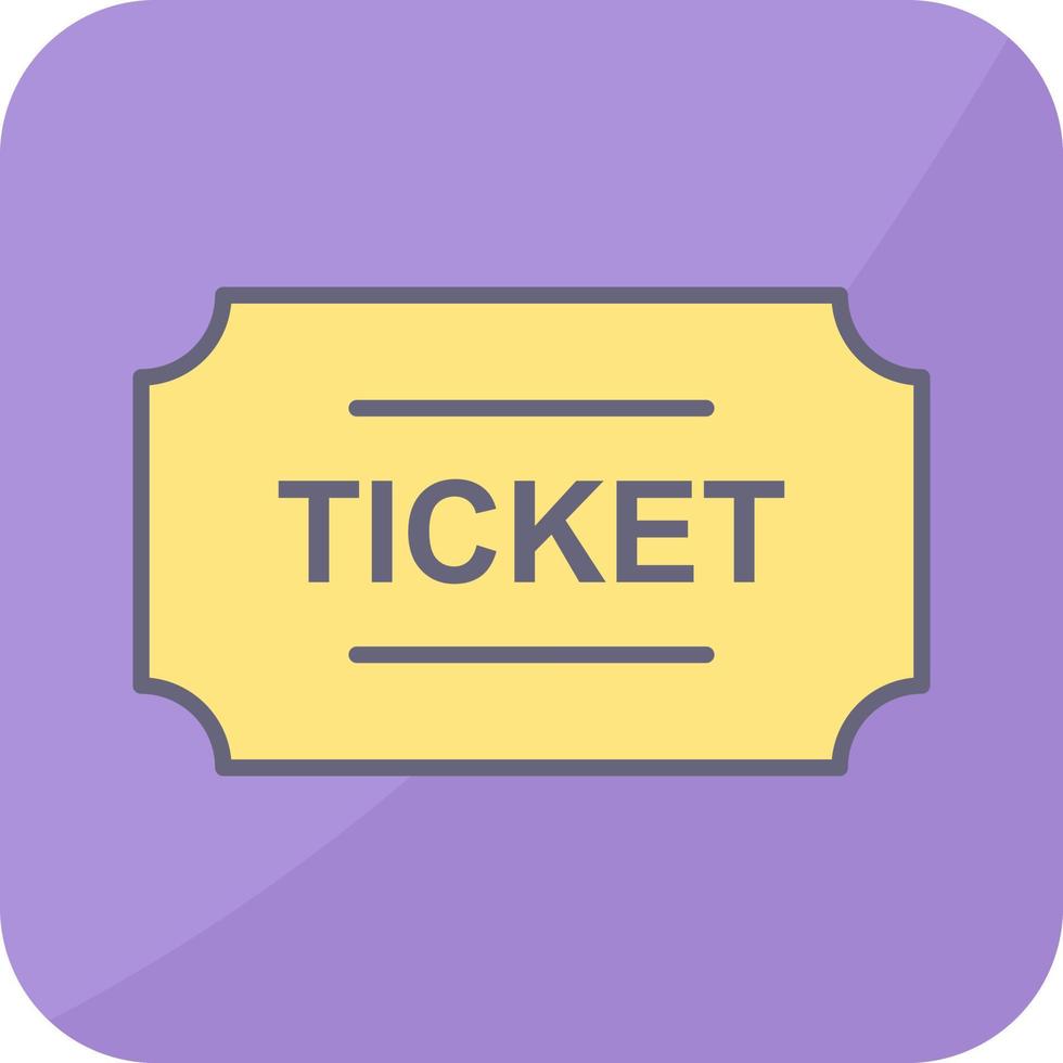 Ticket-Vektor-Symbol vektor