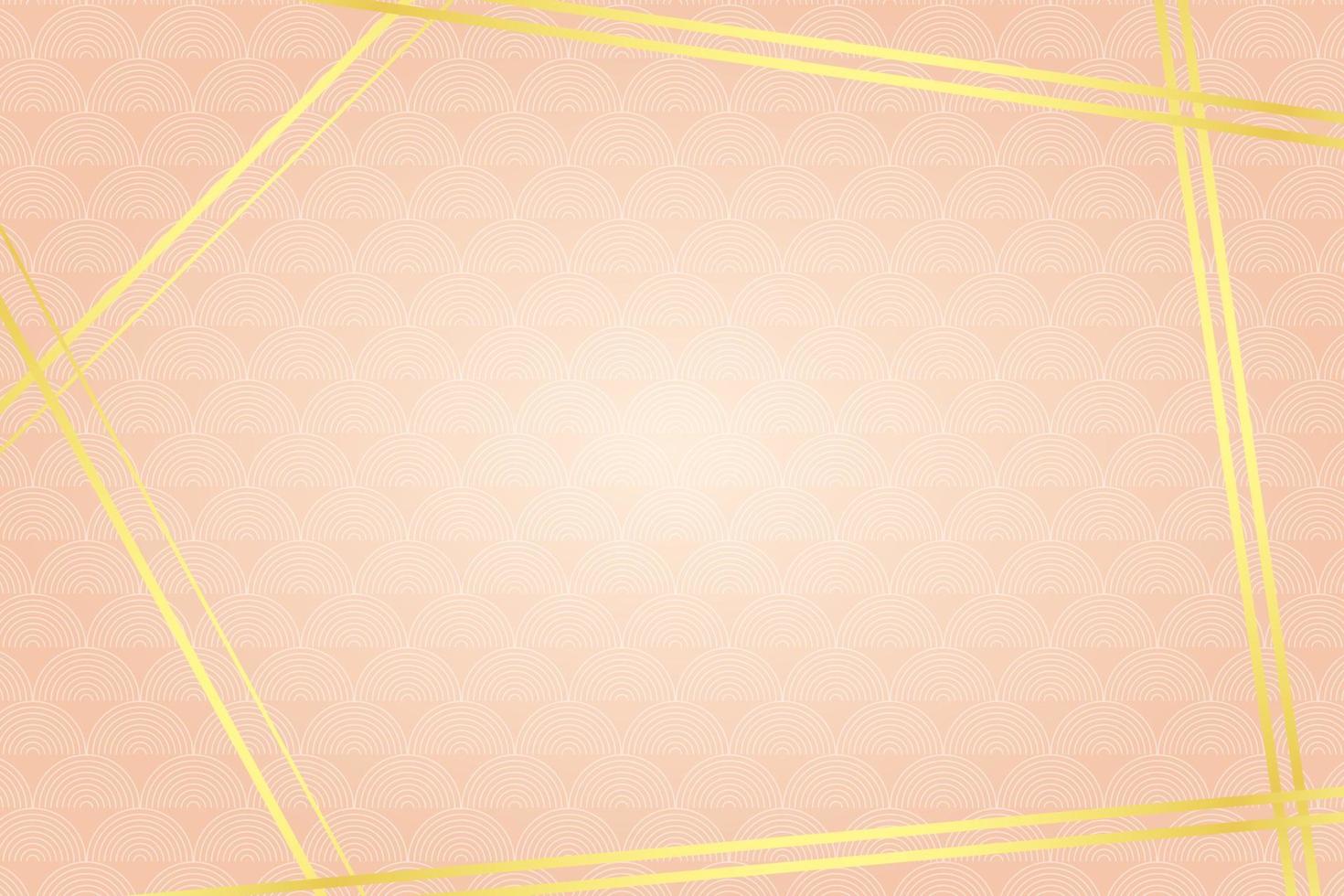 moderner luxus abstrakter hintergrund mit goldenen linienelementen rosa goldverlaufshintergrund modern für design vektor