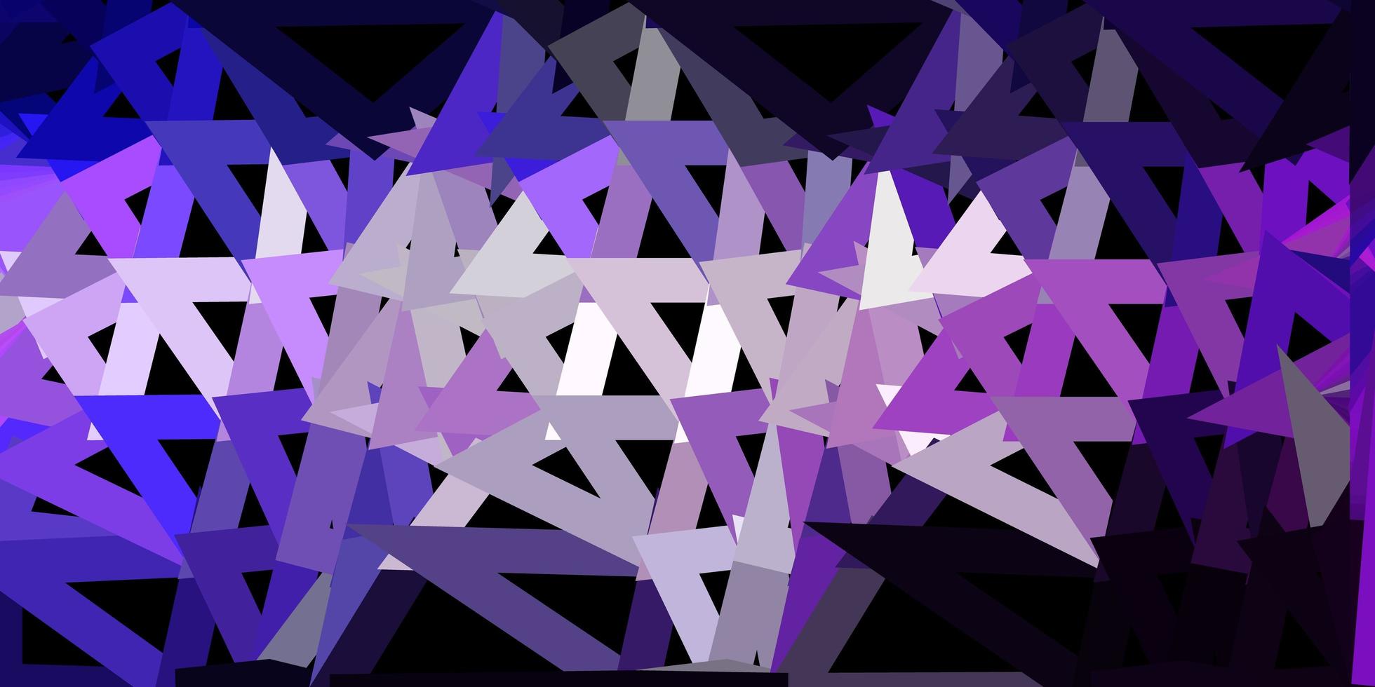hellviolette Vektor Dreieck Mosaik Tapete.