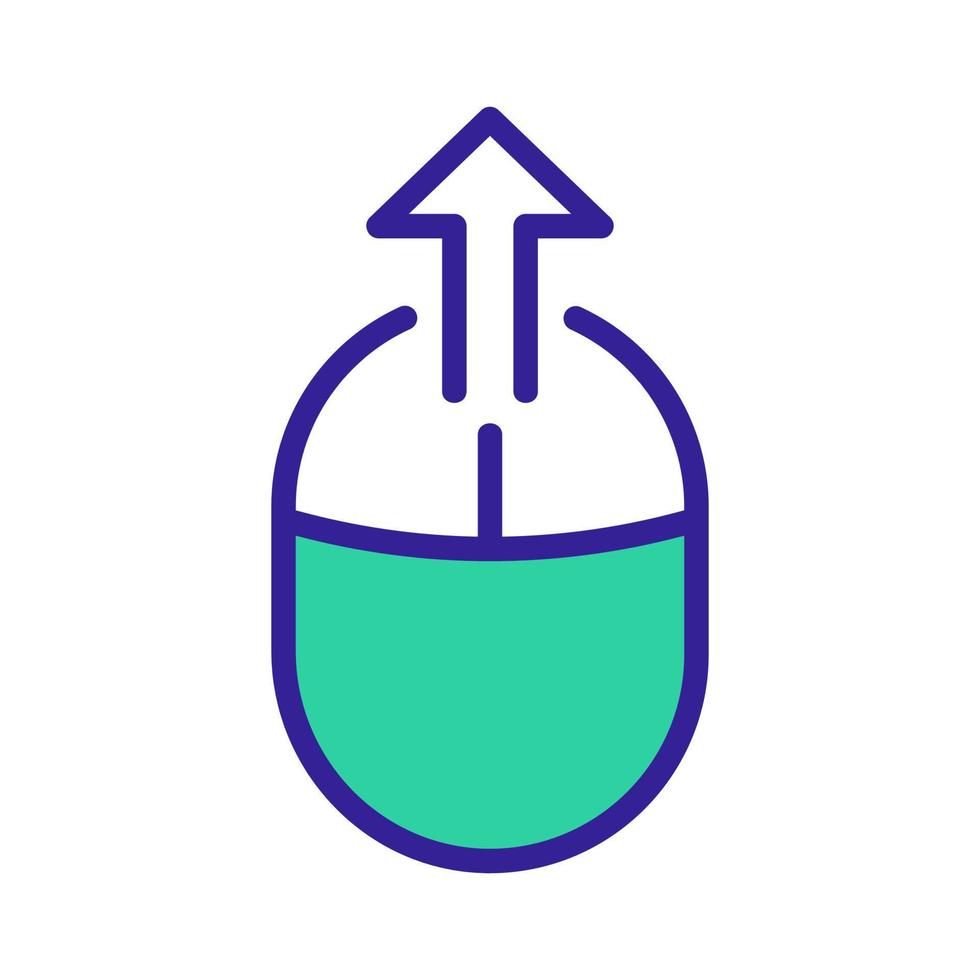 rulla skärmikonen vektor. isolerade kontur symbol illustration vektor