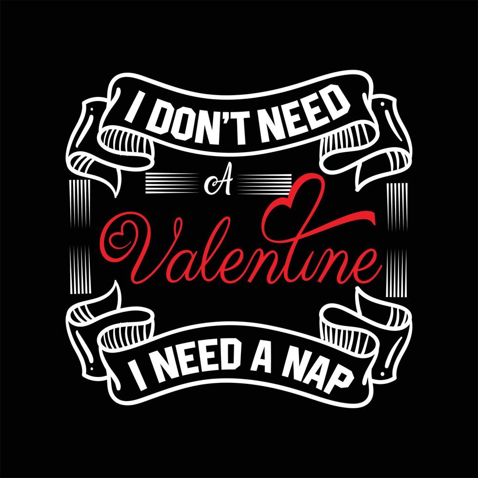 valentine t-shirt design vektor