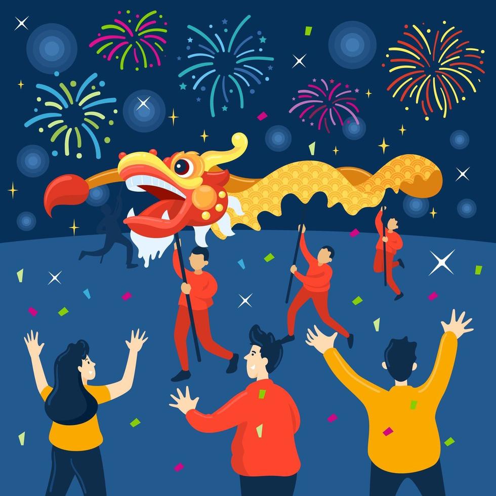 kinesiskt nyårsfest vektor