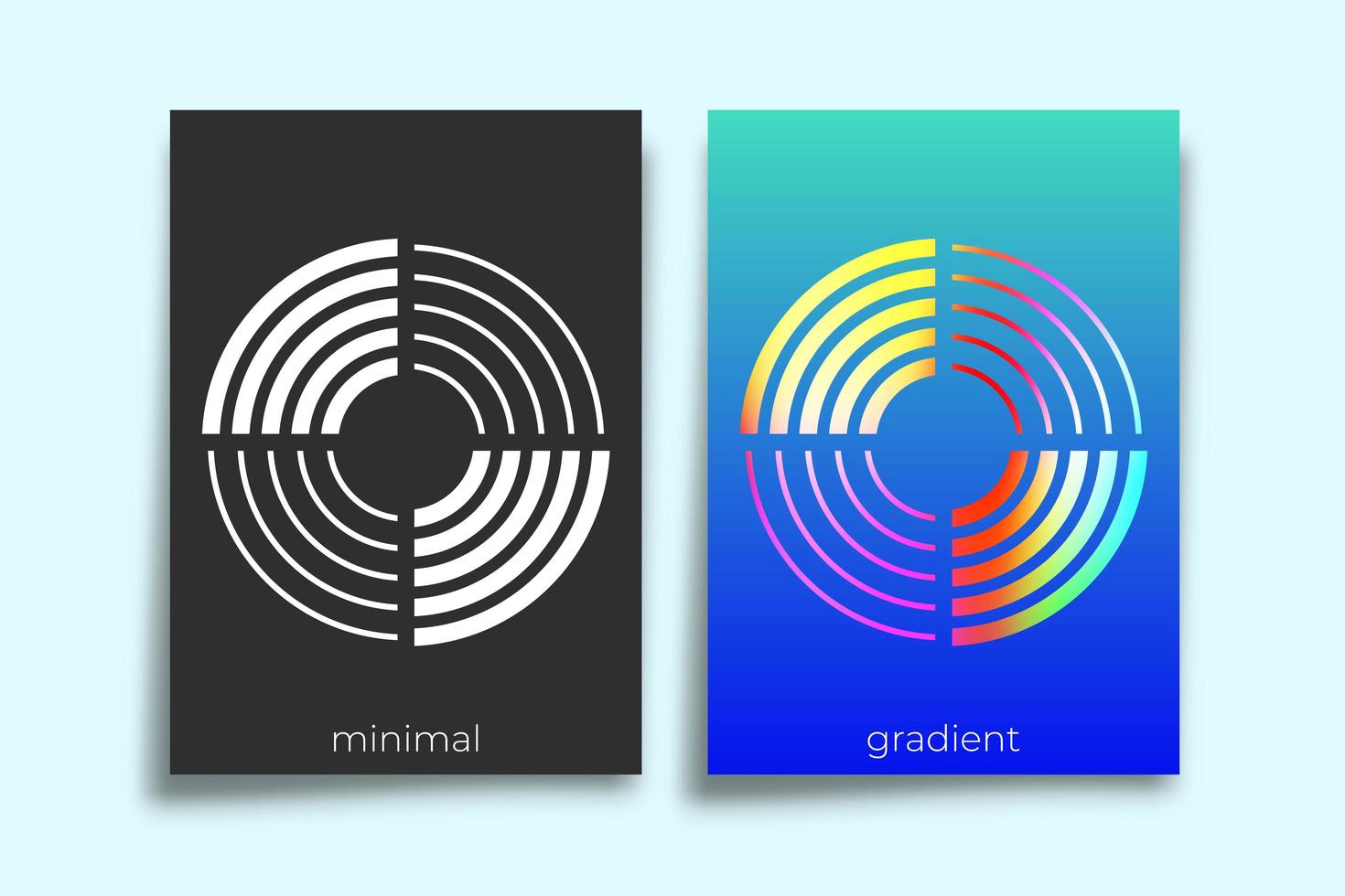 abstrakter geometrischer Gradiententexturhintergrundsatz vektor