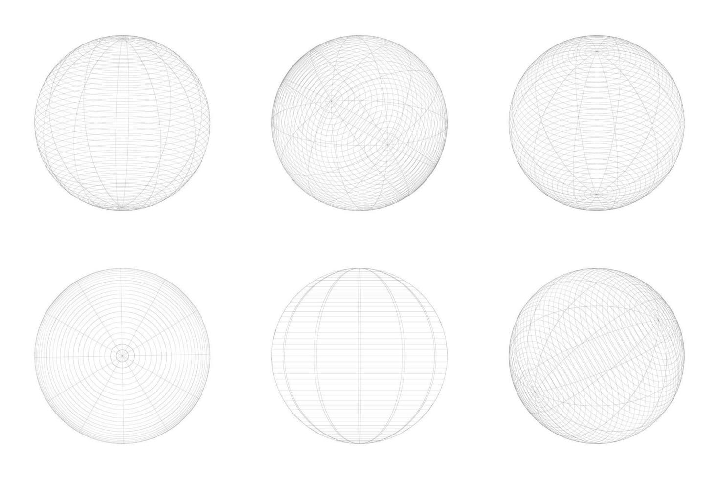 geometrische form des 3d-designs der kugel im technologiestil. abstrakte Kreisvektorillustration. vektor