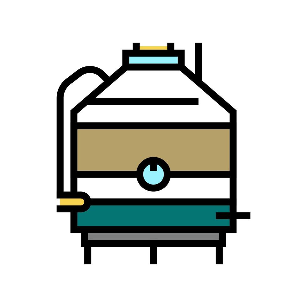 Filtration Olivenfarbe Symbol Vektor Illustration