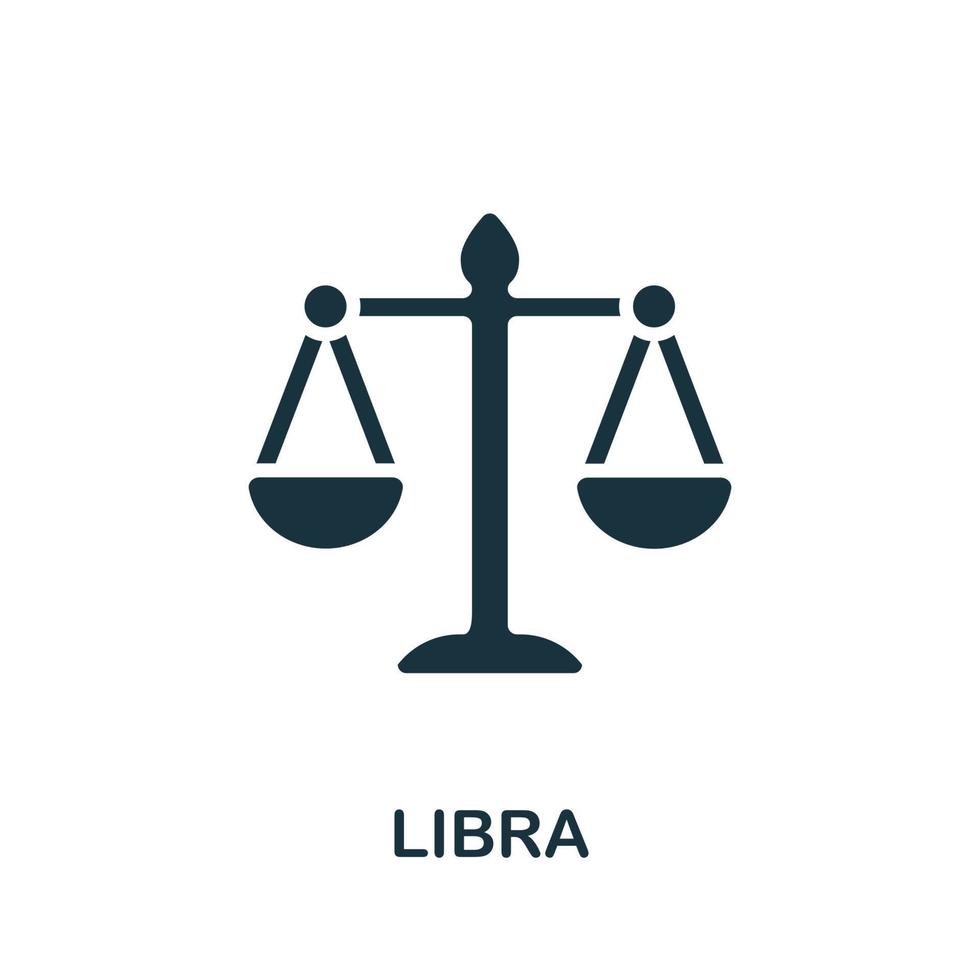 libra ikon. enkel element från smycke samling. kreativ libra ikon för webb design, mallar, infographics och Mer vektor