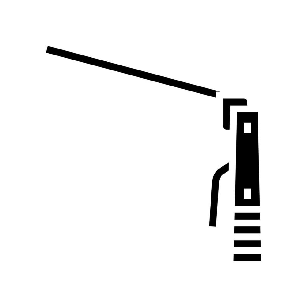 plasma svetsning glyf ikon vektor illustration