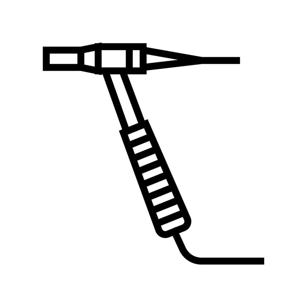 Schweißmaschine Symbol Leitung Vektor Illustration