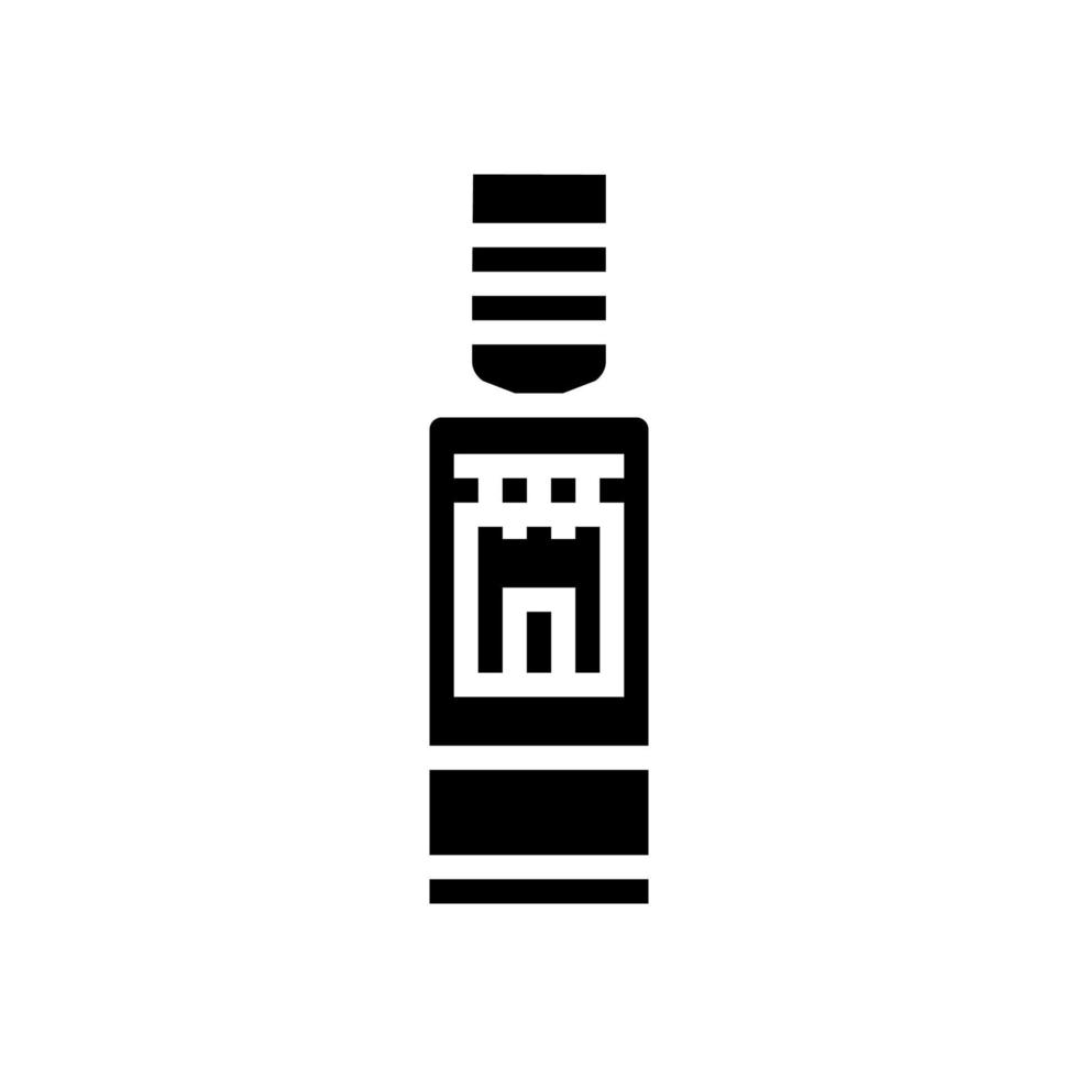 Glyph-Symbol-Vektorillustration für Wasserkühlerausrüstung vektor