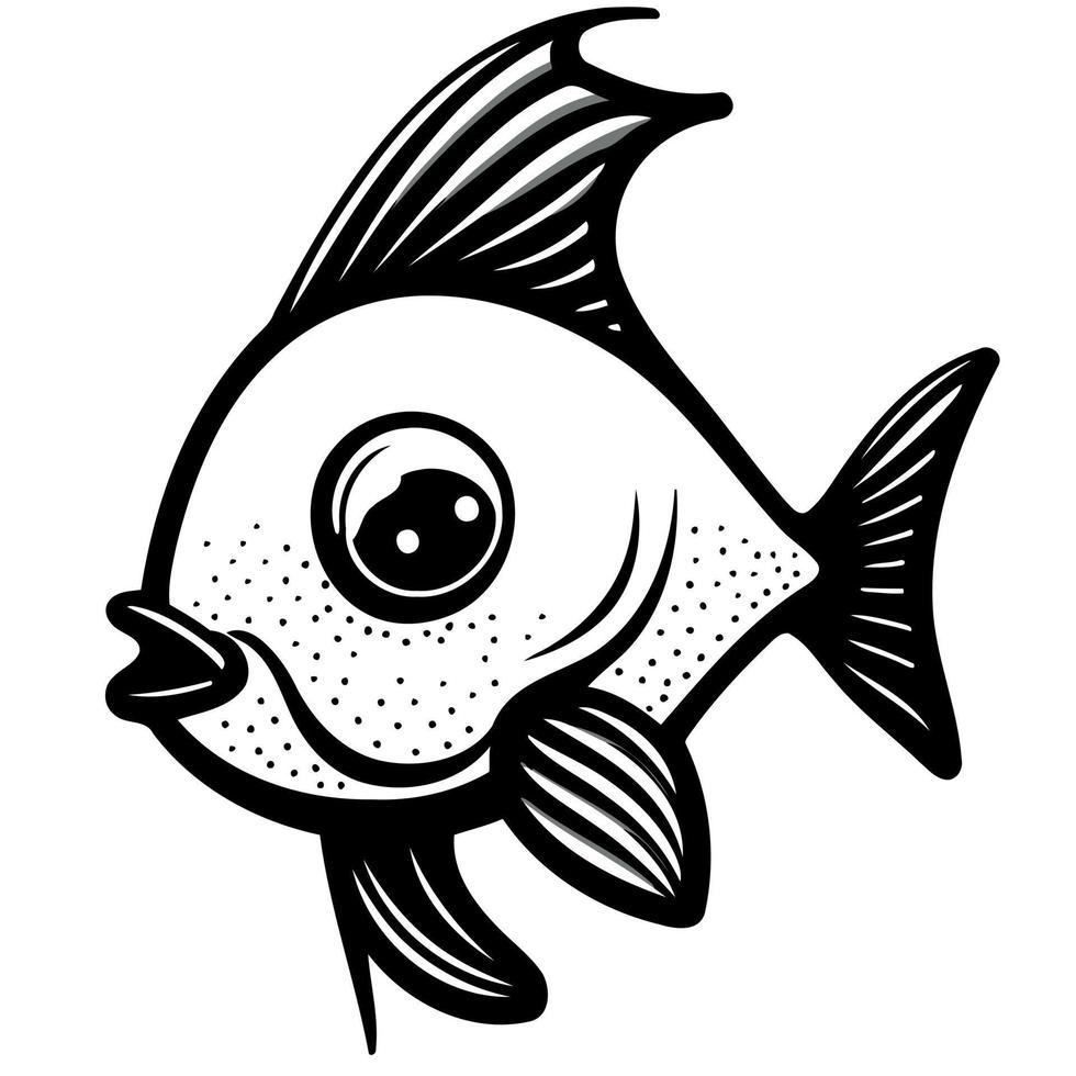 fisk vattenlevande djur vektor