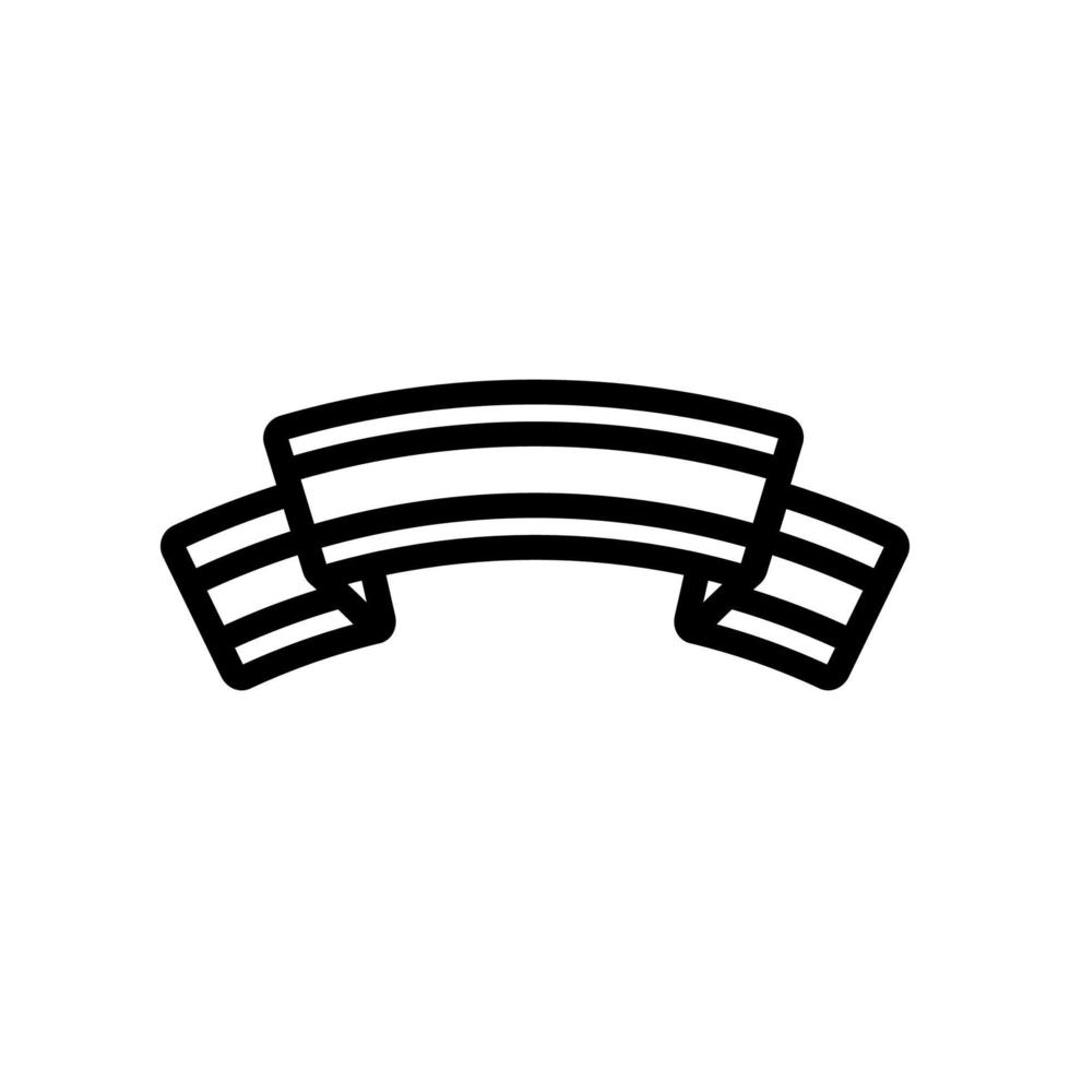 Symbolvektor für Schal-Fußballfans. isolierte kontursymbolillustration vektor