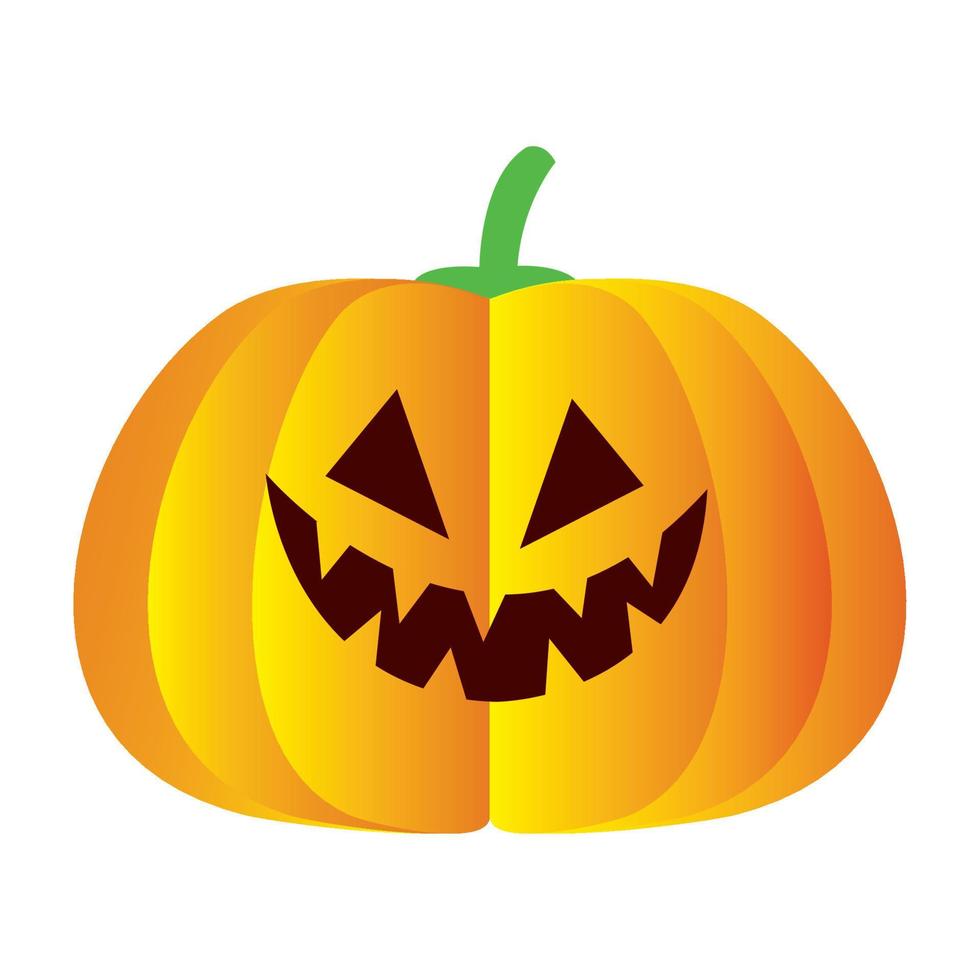 Halloween pumpa tecknad vektor design