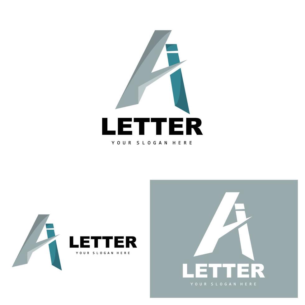 en brev logotyp, brev logotyp vektor, produkt varumärke design, företag initialer, konstruktion, utbildning vektor