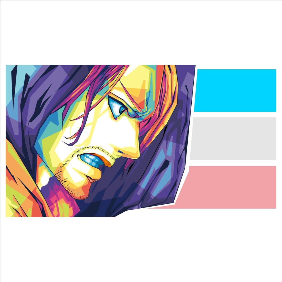 Shanks Akagami wpap vektor