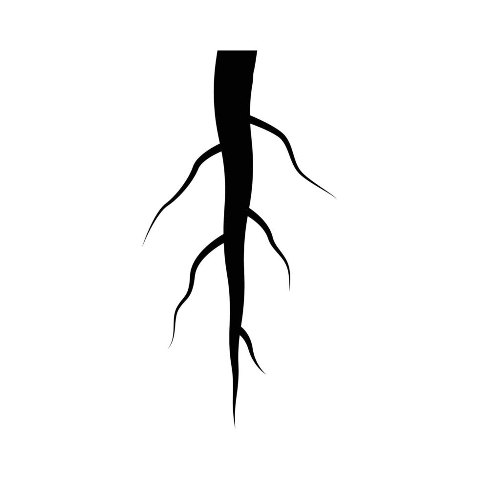 Root-Vektor-Logo vektor