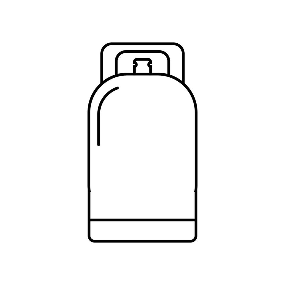 Gasflaschen-Symbol vektor