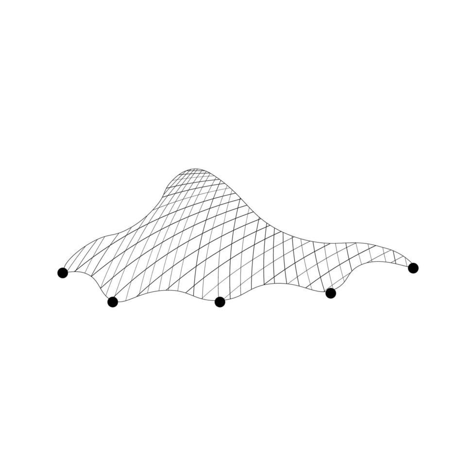 Fischnetz-Symbol vektor
