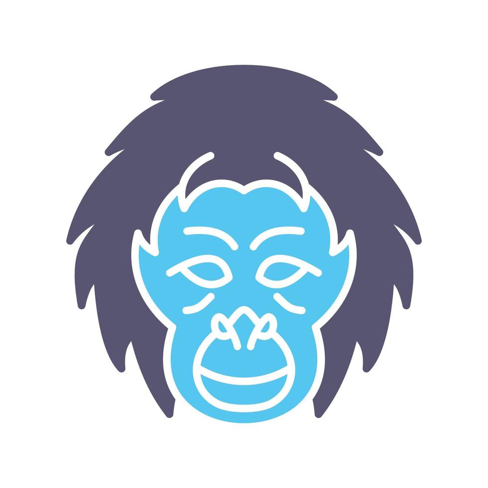 Orang-Utan-Vektorsymbol vektor