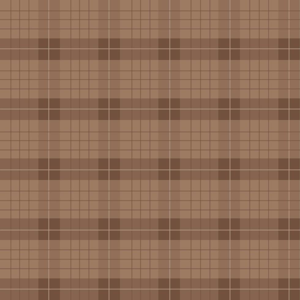 karierter Hintergrund. tartan kariert schwarze linie stoff textur brauner hintergrund nahtloses muster, schottischer käfig. vektor