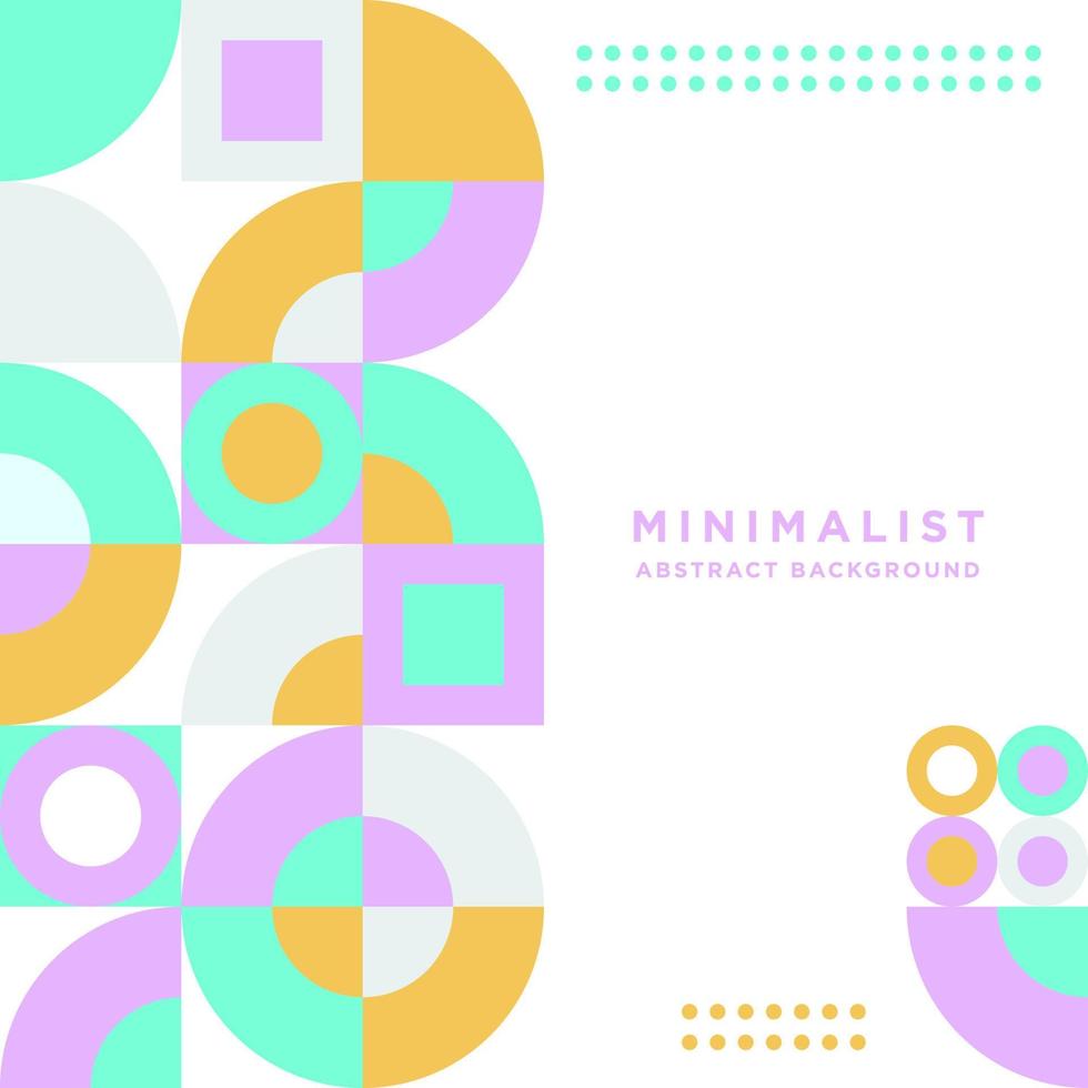 minimalistischer abstrakter geometrischer Hintergrund vektor