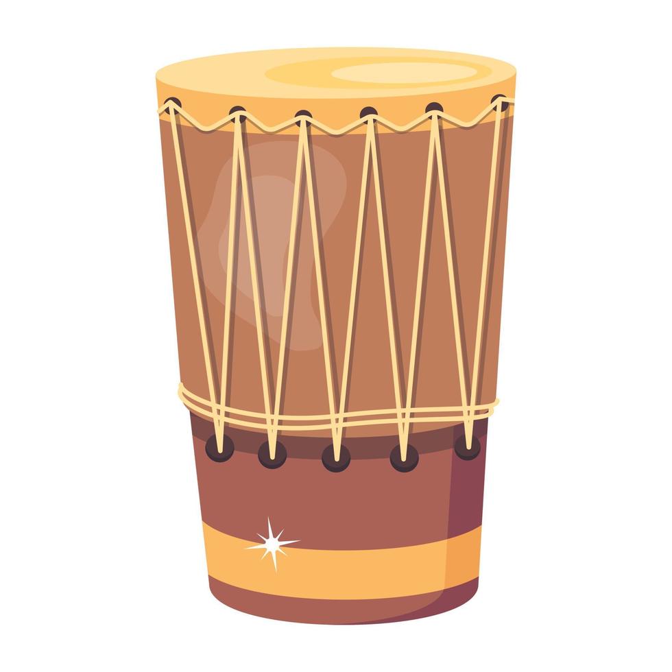trendig hawaiian trumma vektor