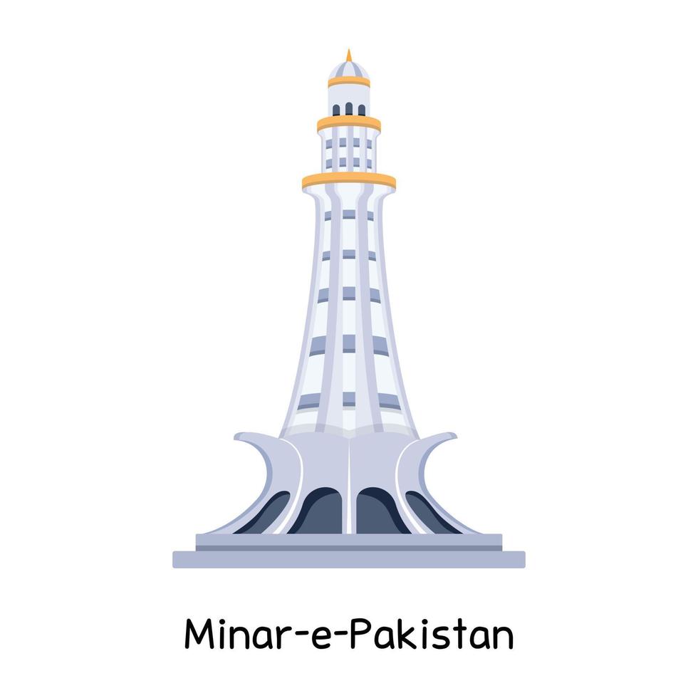 minar och pakistan vektor