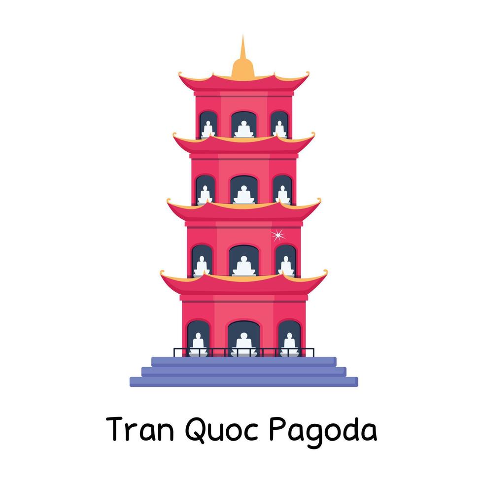 Tran-Quoc-Pagode vektor