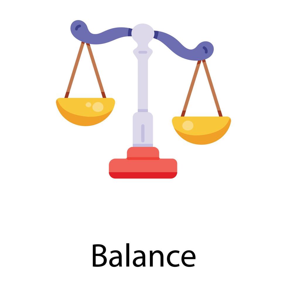 trendiga balanskoncept vektor