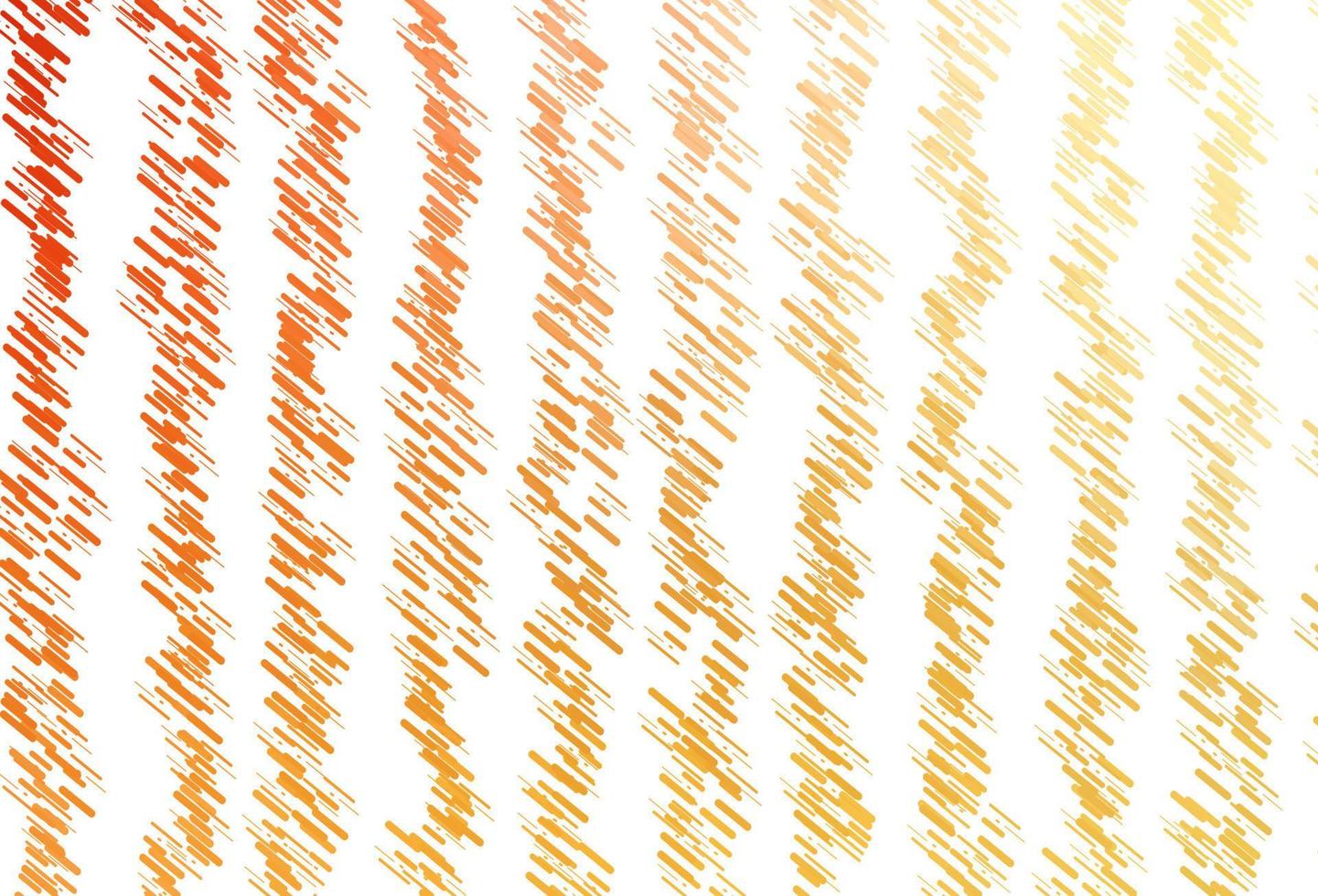 hellgelber, oranger Vektorhintergrund mit geraden Linien. vektor