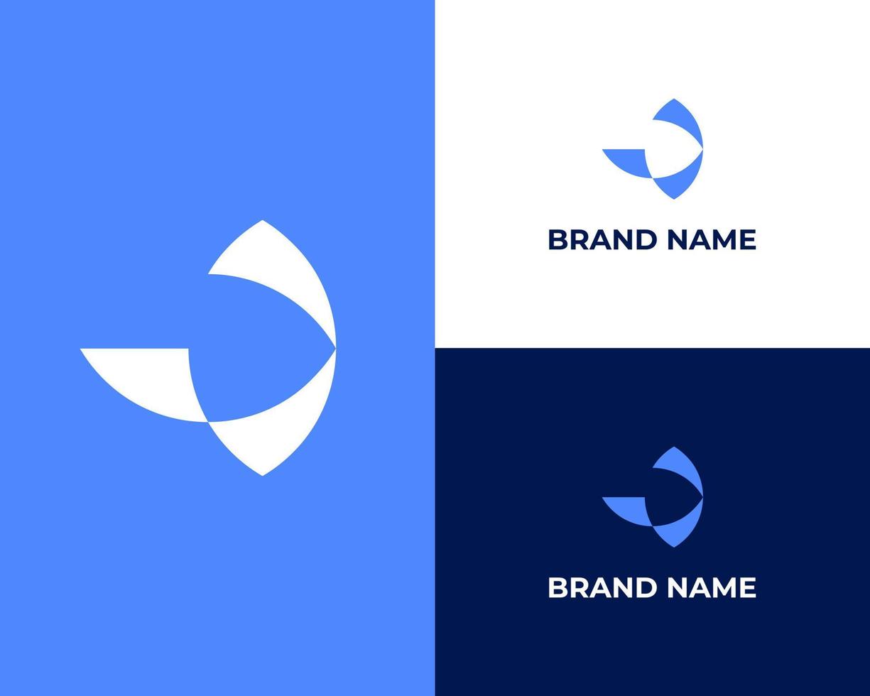 Buchstabe u Bank Finance Logo Designvorlage vektor