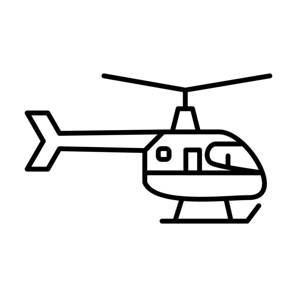 Hubschrauber-Vektor-Symbol vektor