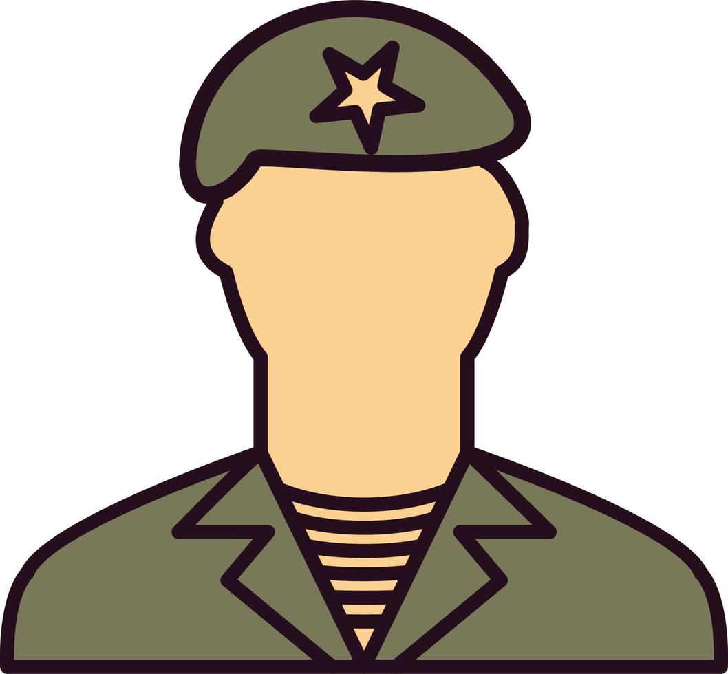 soldat vektor ikon