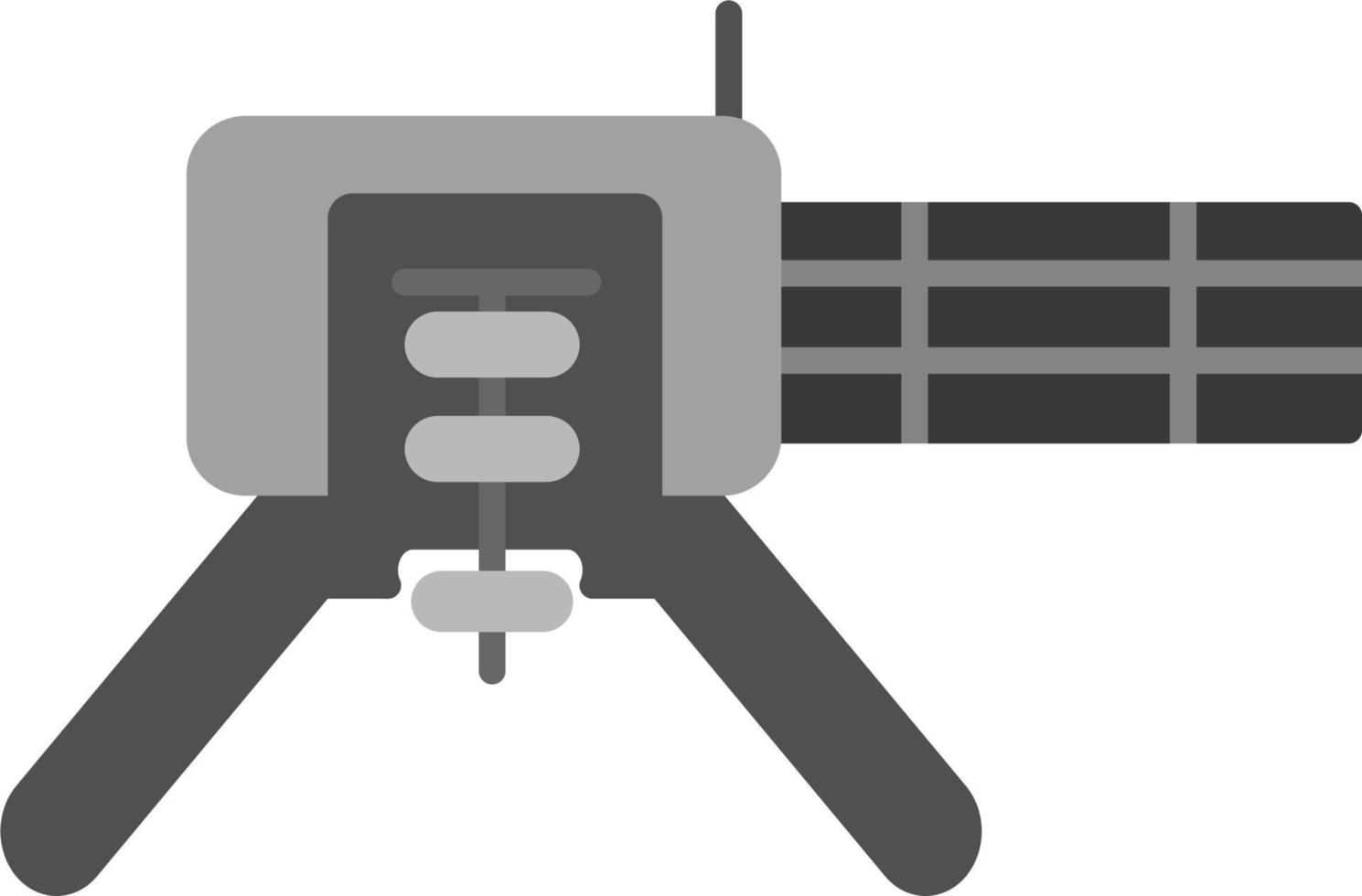 Maschinengewehr-Vektorsymbol vektor