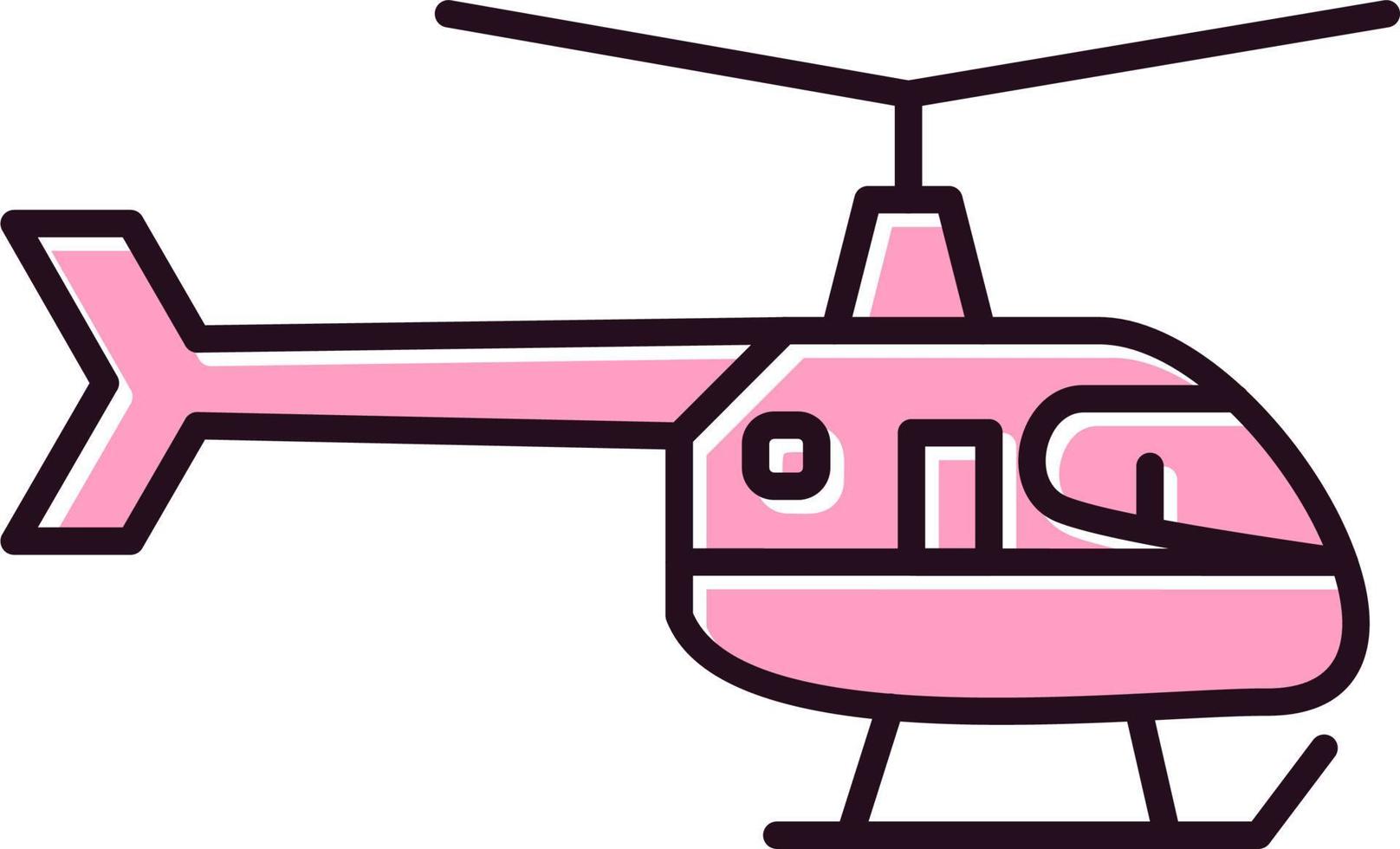 Hubschrauber-Vektor-Symbol vektor