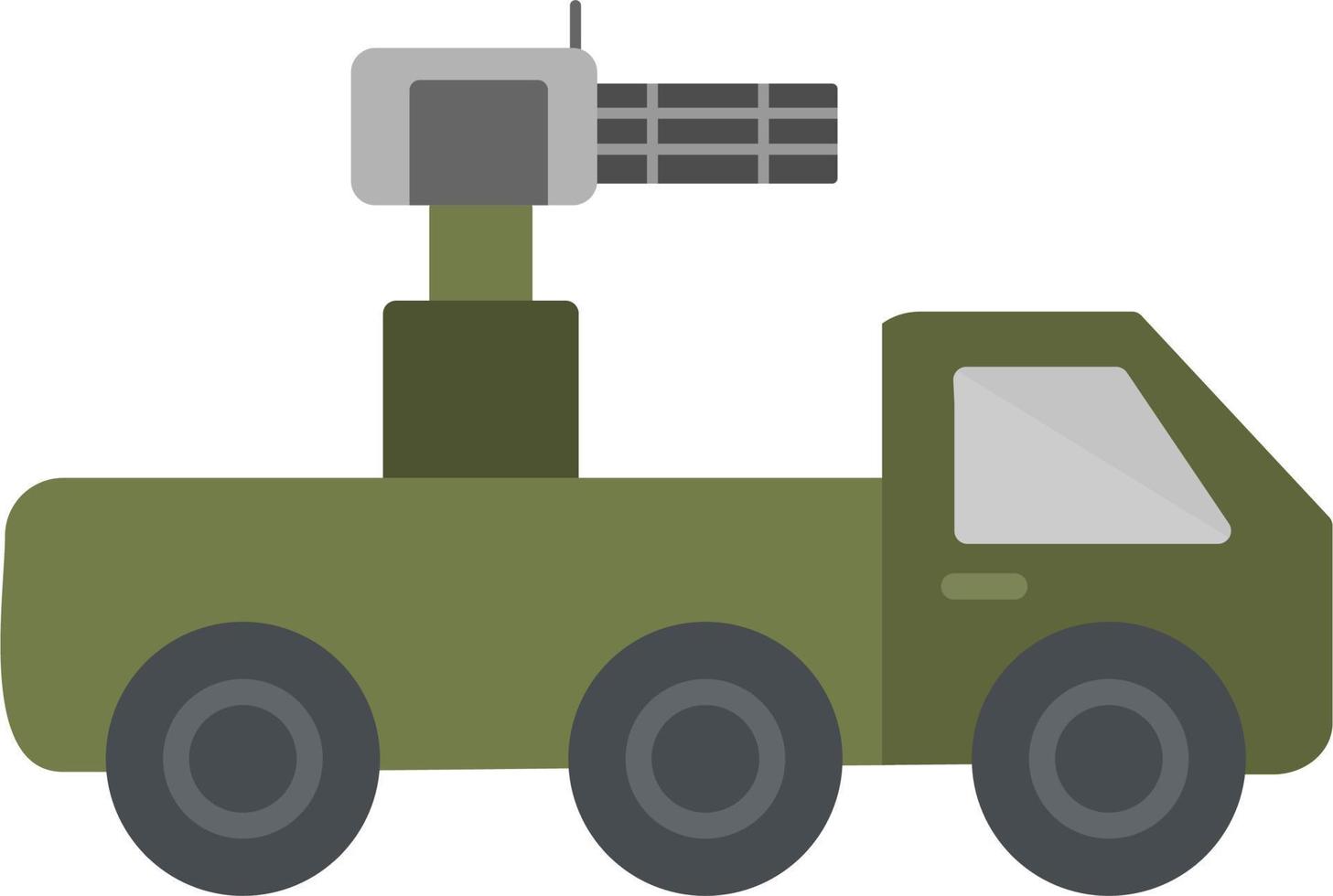 Vektorsymbol für gepanzerte Fahrzeuge vektor