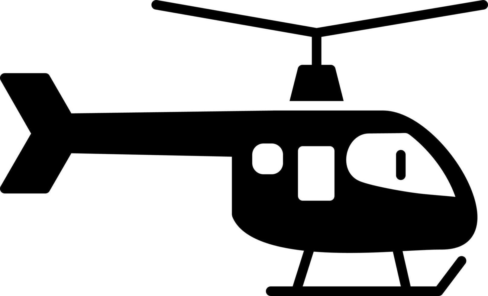 Hubschrauber-Vektor-Symbol vektor