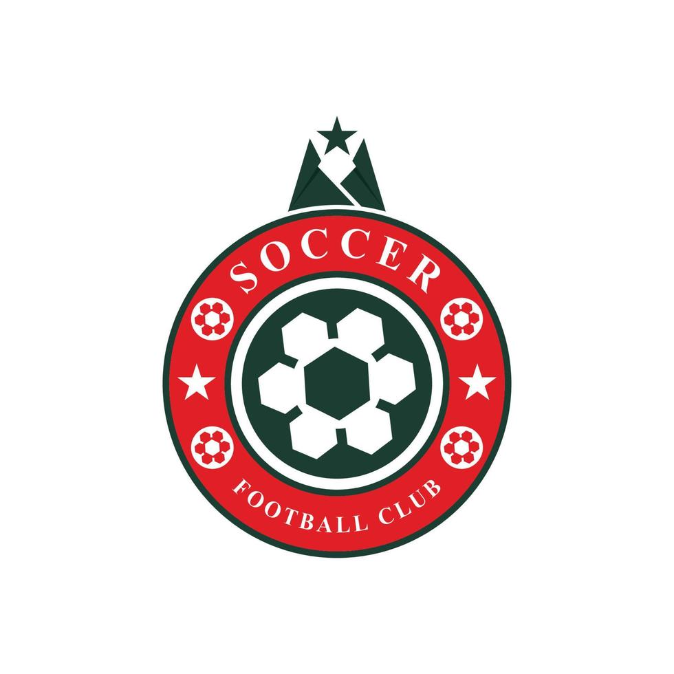 fotboll logotyp ikon design och symbol vektor