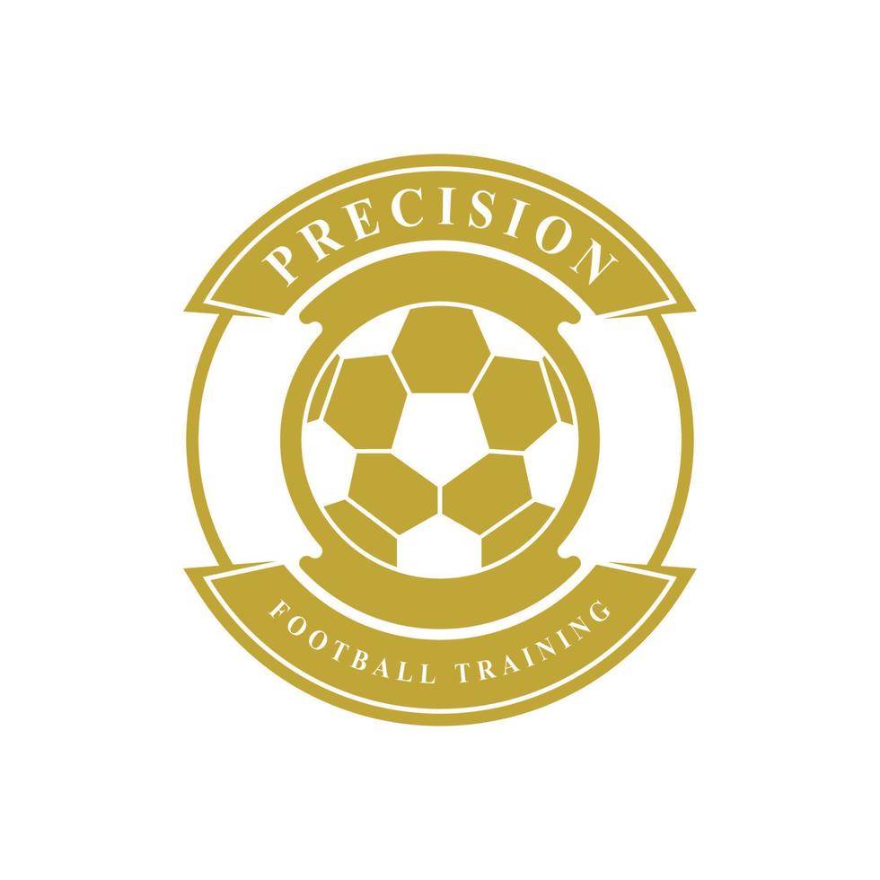 Fußball-Logo-Icon-Design und Symbolvektor vektor