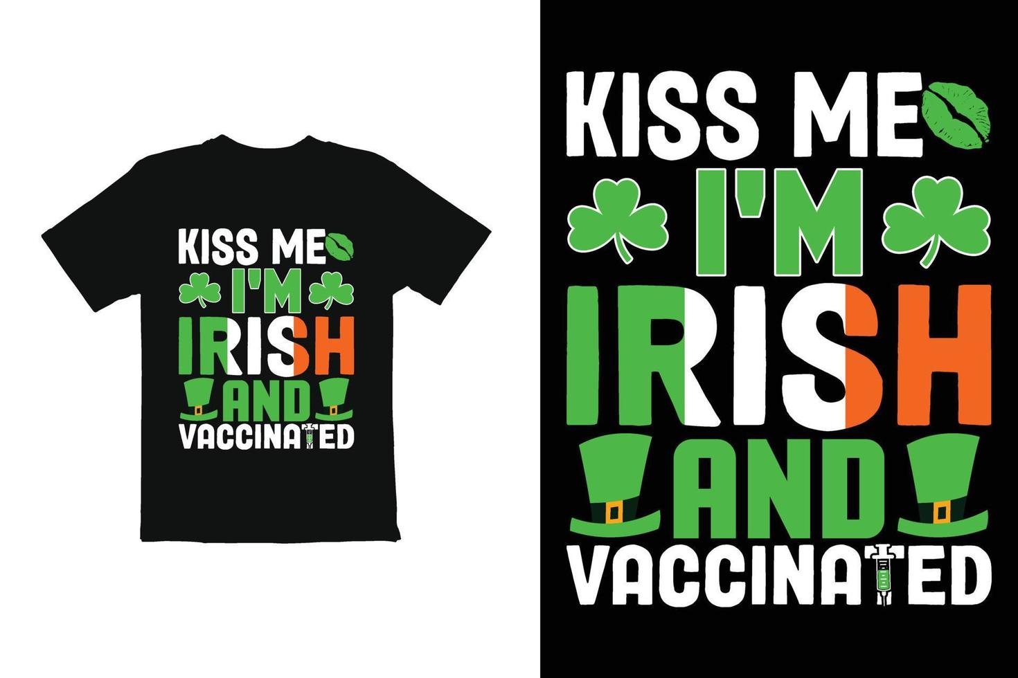 St. Patricks Day T-Shirt-Design. St. Patricks Day T-Shirt-Grafik vektor