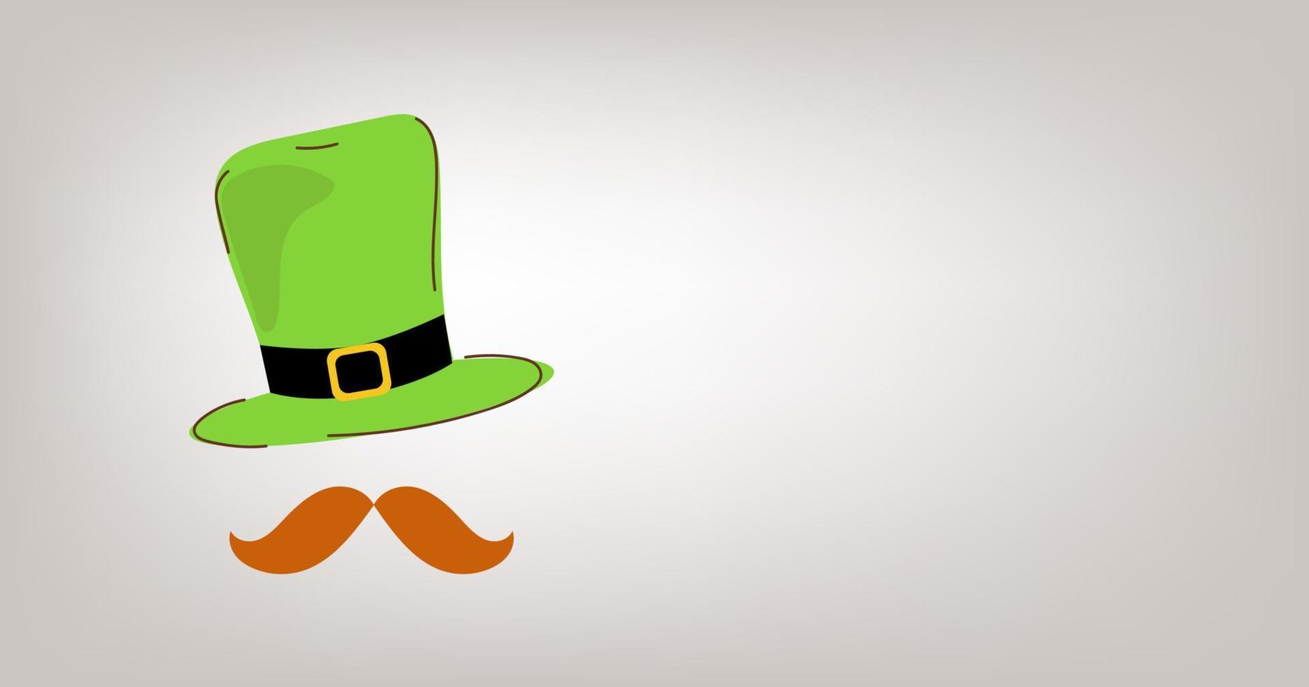 st. patrick's day.vector doodle cartoon banner illustration. vektor