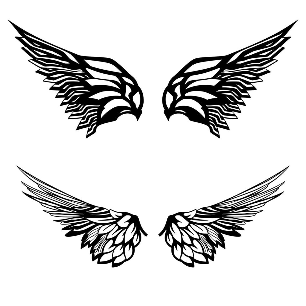 Flügelkunstillustration vektor