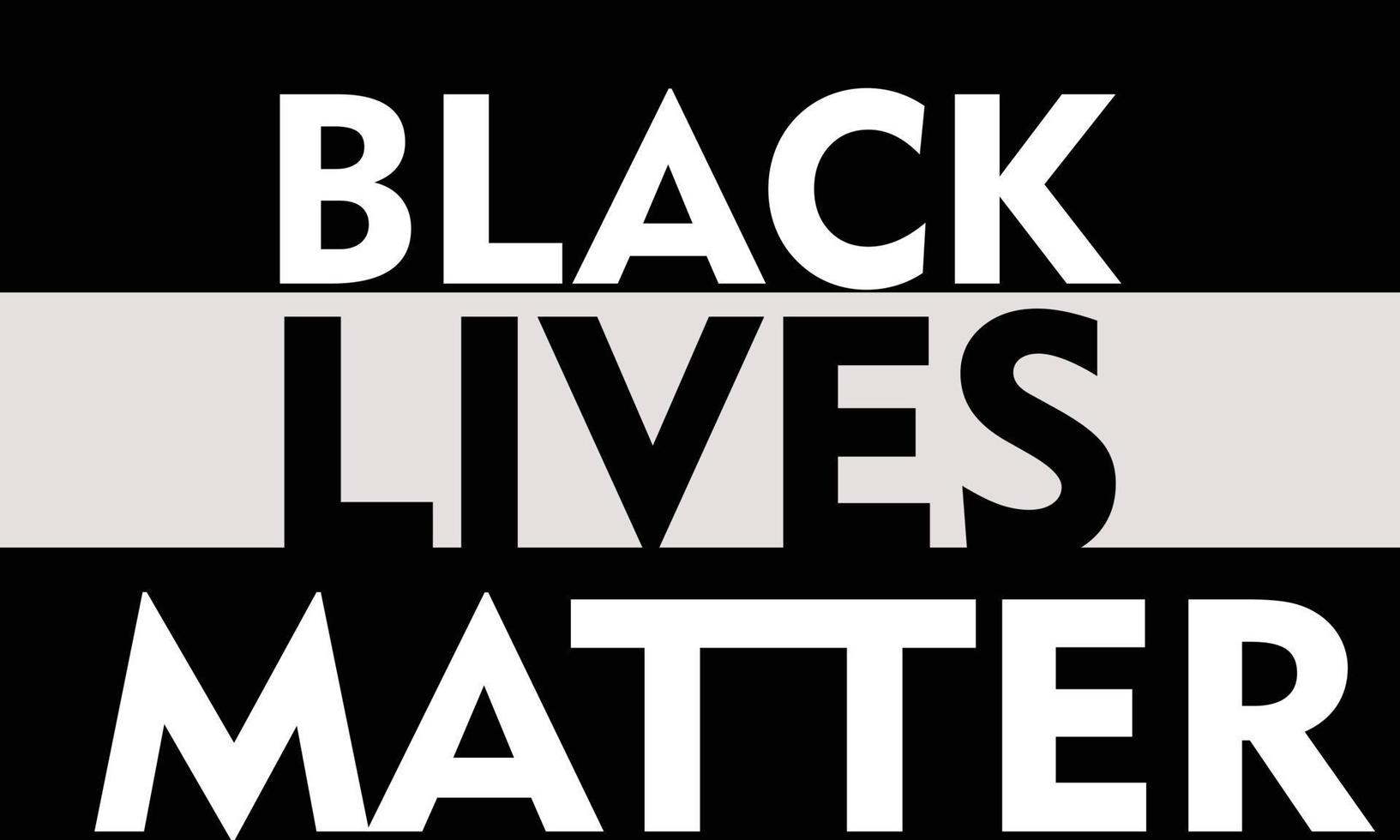 Black Lives Matter Designvorlage für Social-Media-Feeds vektor