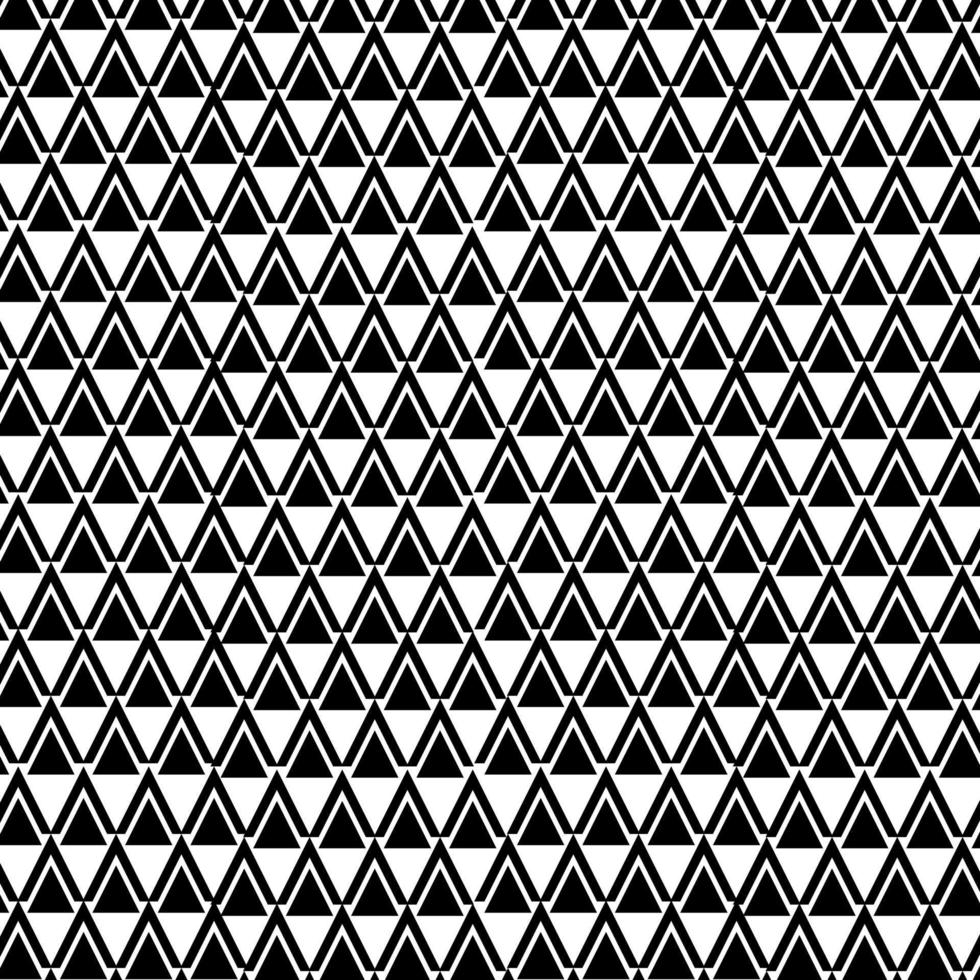 triangel- tapet svart och vit vektor grafik