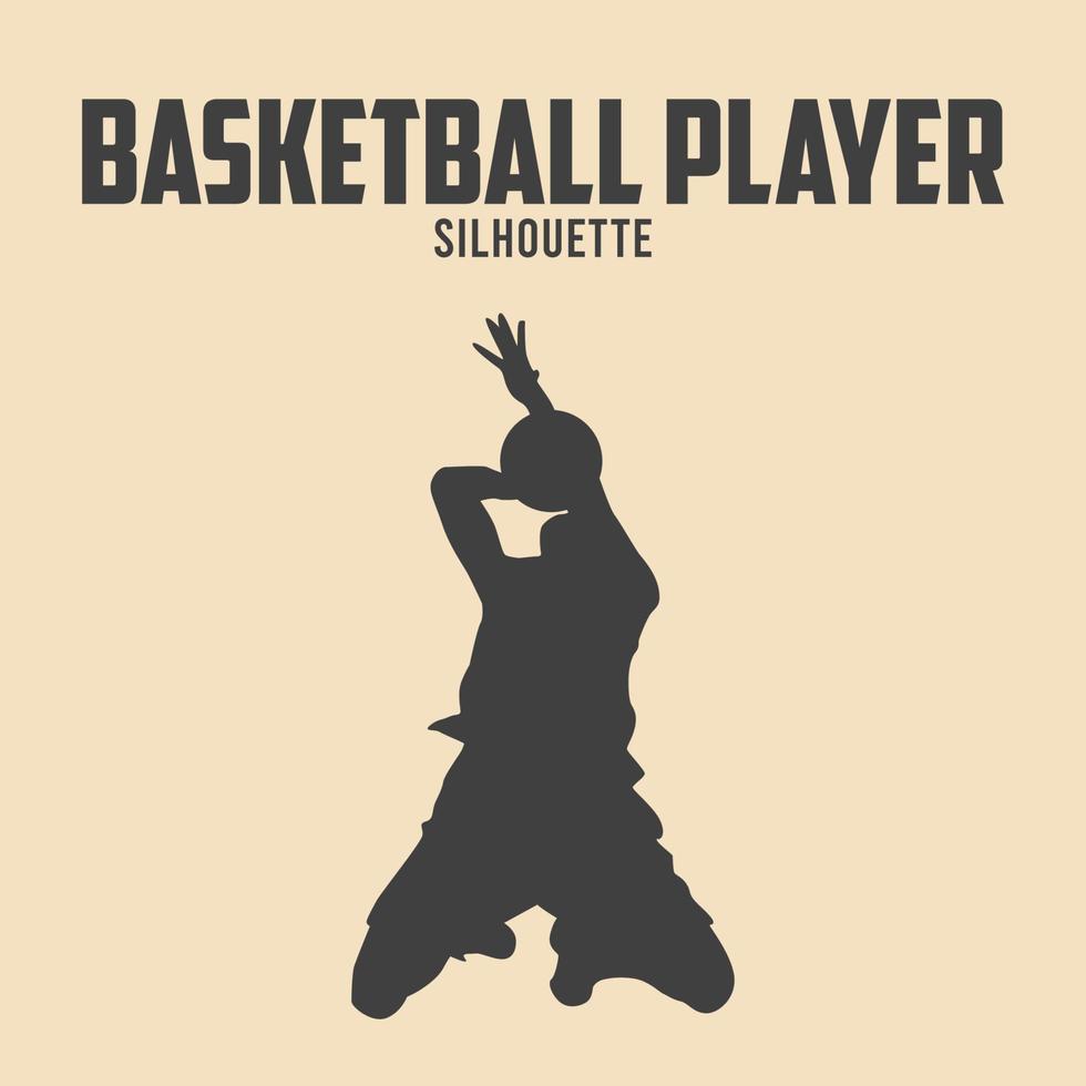 Basketball-Silhouette-Vektor Stock Illustration 07 vektor