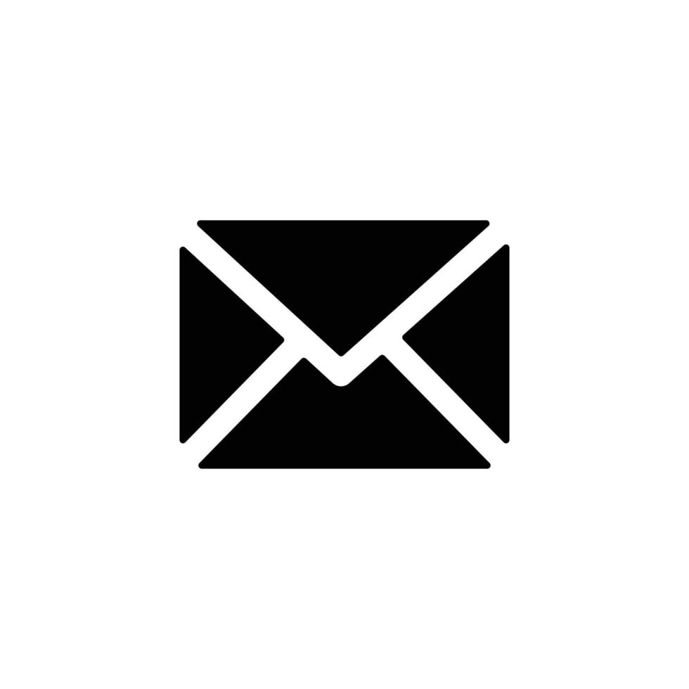 e-post enkel platt ikon vektor illustration