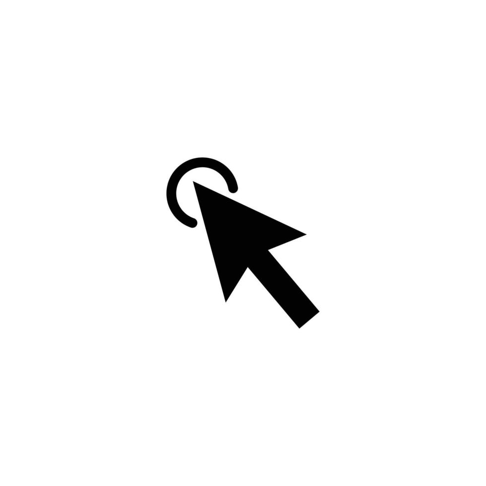 Cursor einfache flache Symbolvektorillustration vektor