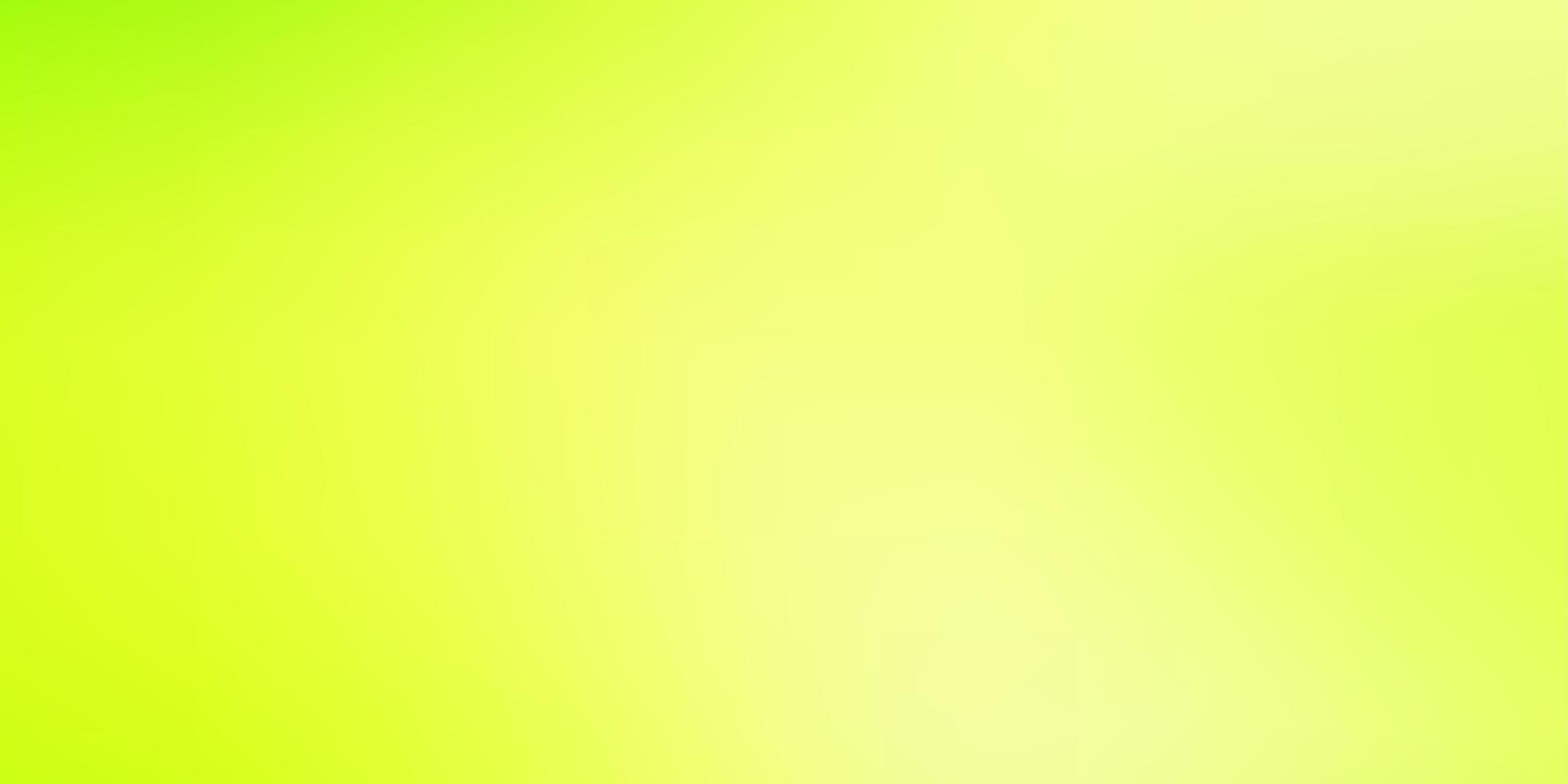 ljusgrön, gul vektor färgglad oskärpa bakgrund.