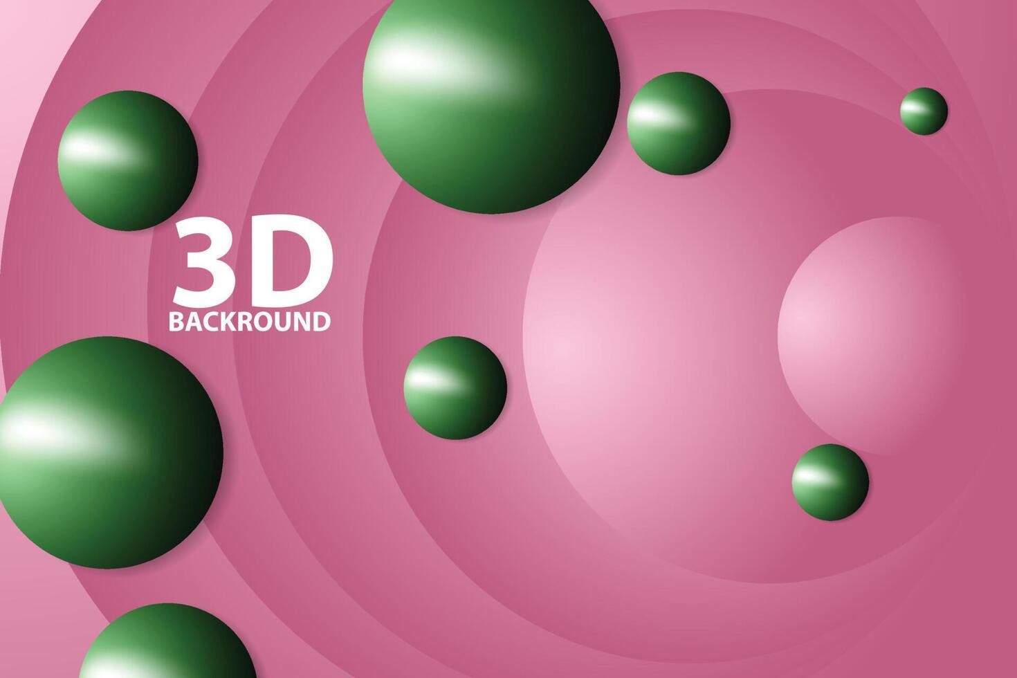 3D-Kreis-Hintergrund-freier Vektor