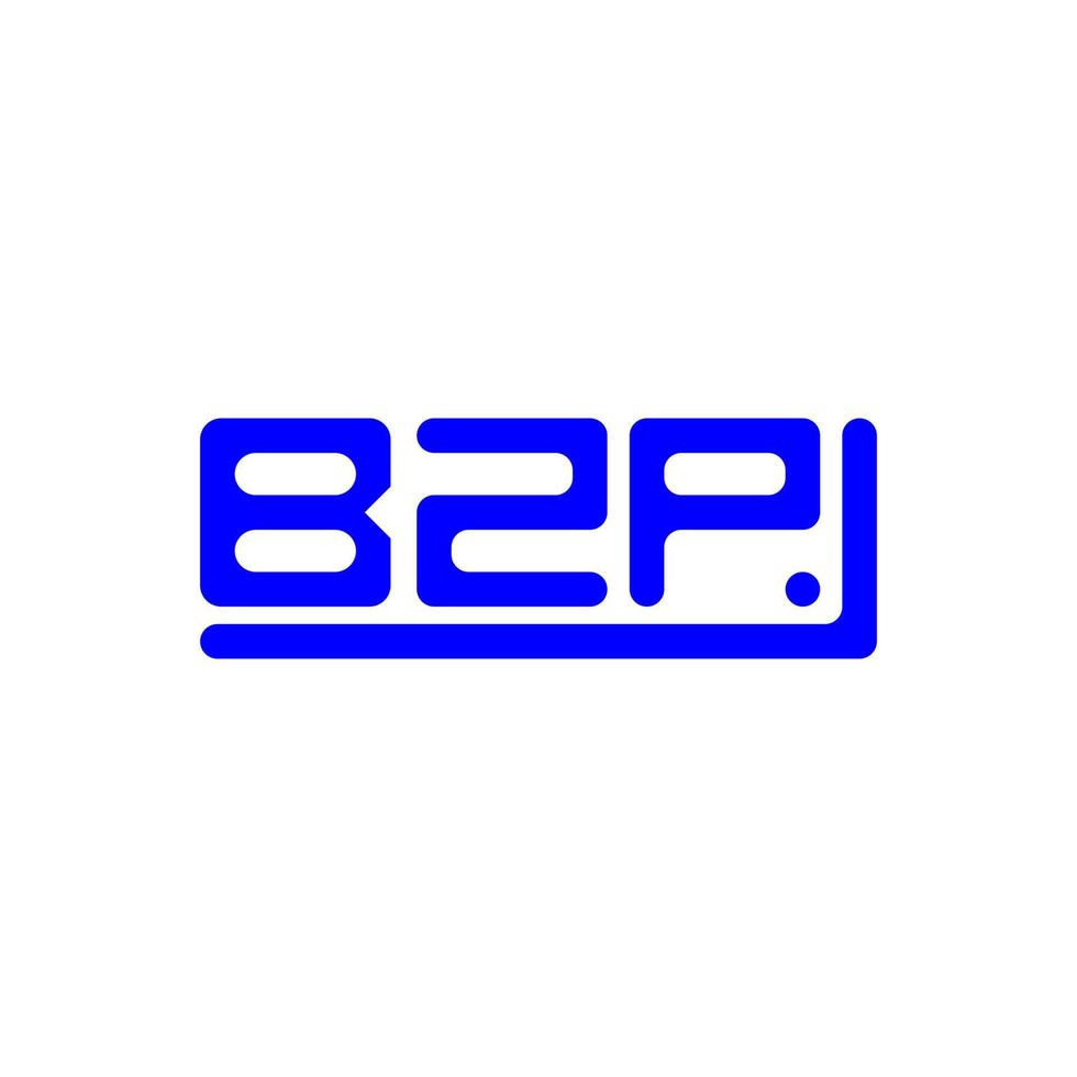 bzp brev logotyp kreativ design med vektor grafisk, bzp enkel och modern logotyp.